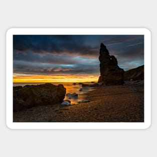 Seaham Chemical Beach Sunrise Sticker